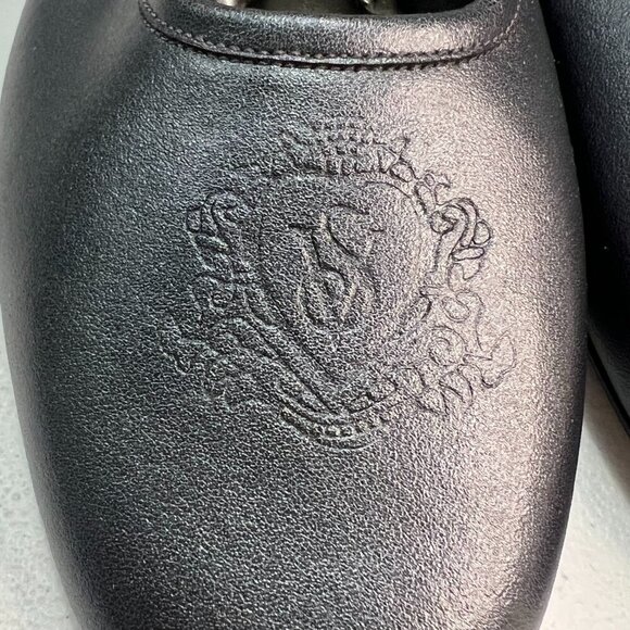 Victoria's Secret Slip On Flat Navy Blue Loafers Size Medium NIB House Shoes - Picture 5 of 10